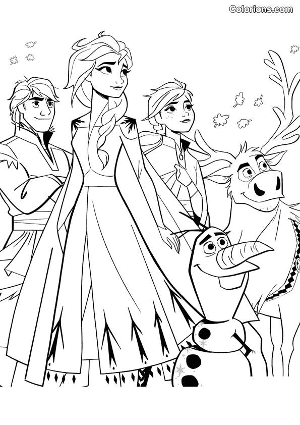 Colorions.com  impression La Reine des Neiges 2