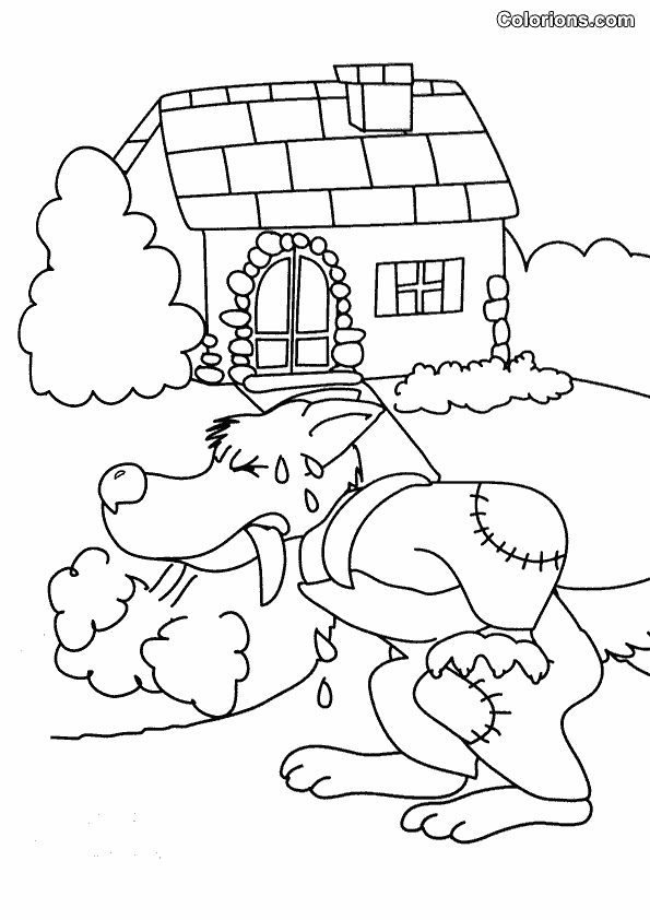 Colorions.com  impression Les Trois Petits Cochons