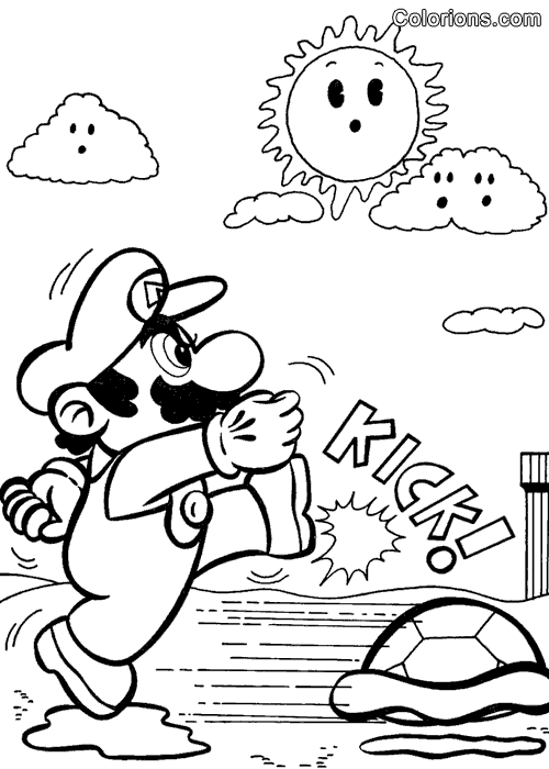 Colorions.com  impression Mario