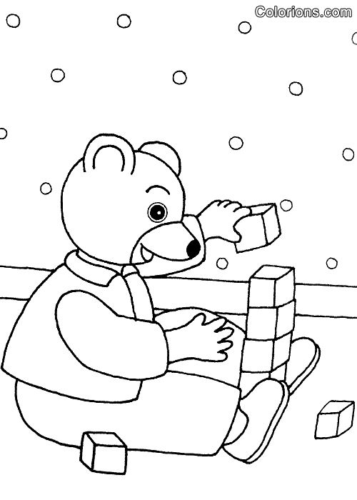 Colorions.com  impression Petit ours brun