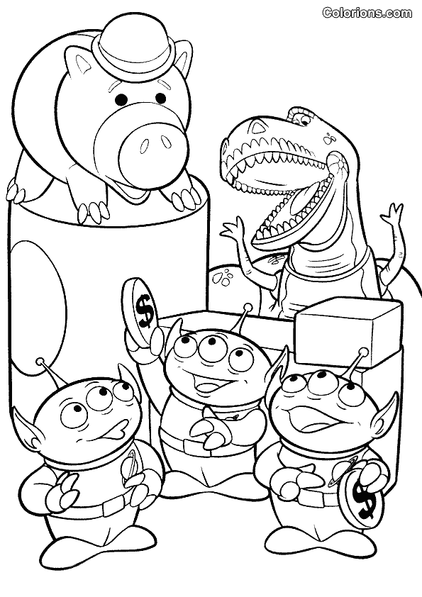 Coloriages Disney : Toy Story