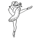 Draw a principal dancer