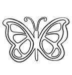 Draw a butterfly